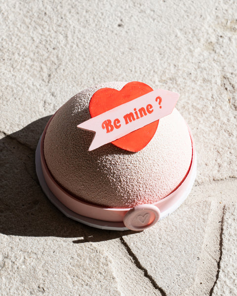 Be mine gelato cake