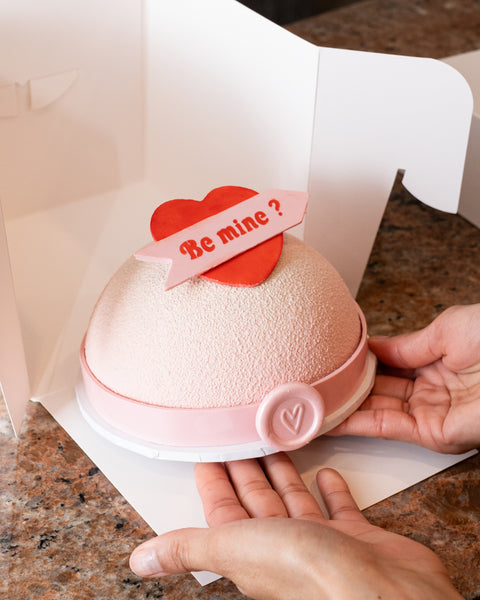 Be mine gelato cake